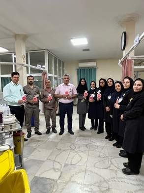 بزرگداشت روز جهانی بهداشت دست در بیمارستان زعیم